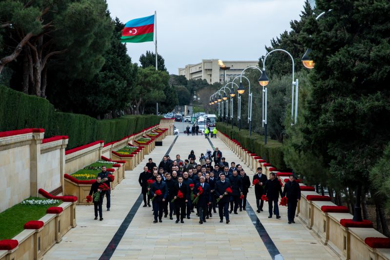 "AZERSILAH" Leadership Commemorates 20 January Tragedy at Martyrs’ Alley